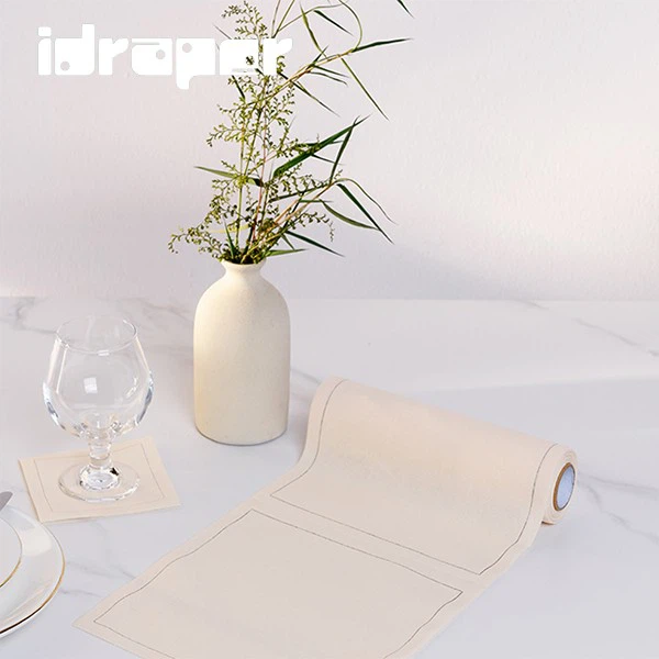 White Cloth Cocktail Napkins